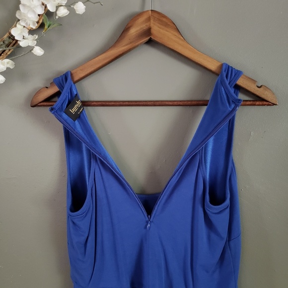 Laundry Blue Tiered Sleeveless Racerback Dress - Picture 7 of 8